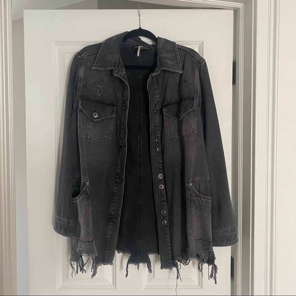 Distressed Denim Jacket